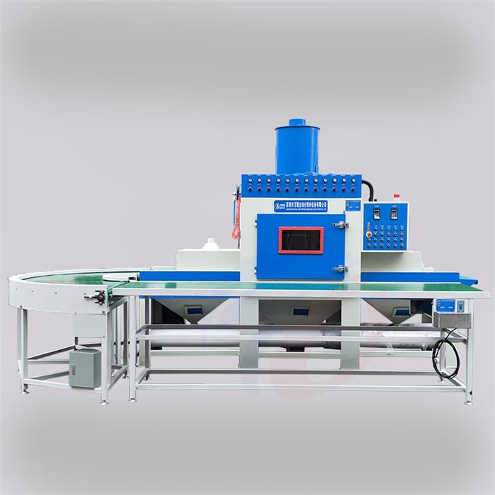 Conveying automatic sandblasting machine